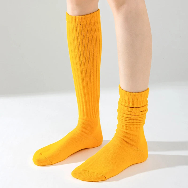 Polyester Elastane Knitted Calf Socks - 10