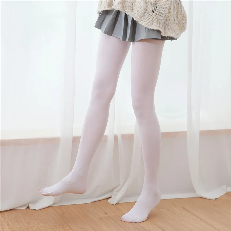 Nylon Lolita Pantyhose Sweet Solid Color Tights - 13