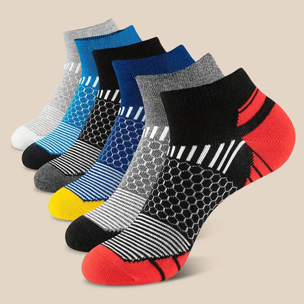 5 Pairs Polyester Spandex Low Tube Ankle Socks - 13