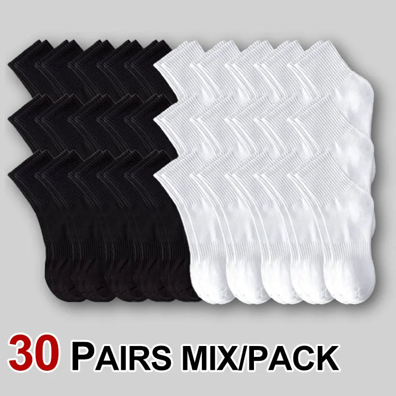 Polyester Blend Mid Calf Crew Socks Multipack