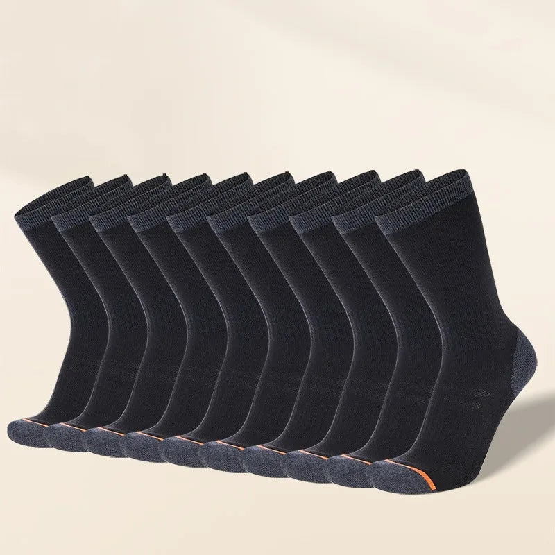Polyester Elastane Crew Socks For Men