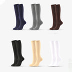 Nylon Spandex Elastic Compression Socks High Tube