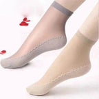 Cotton Nylon Low Tube Casual Socks 5 Pair Set