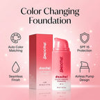 Color Changing Cream Foundation Skin Tone Matching Makeup 30ml