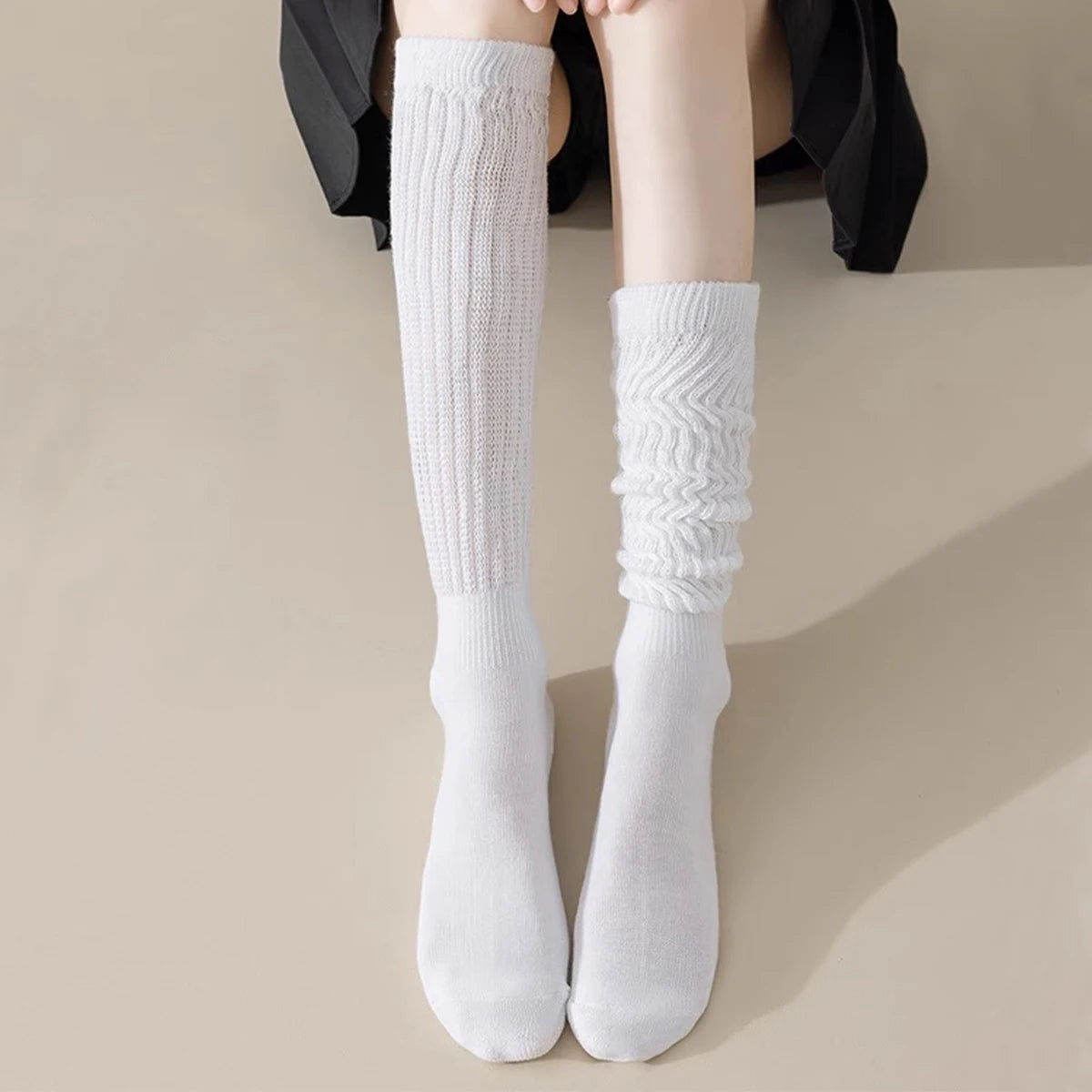 Polyester Elastane Slouch Casual Socks Five Pack - 3