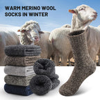 Polyester Elastane Knit Crew Socks Three Pair Set