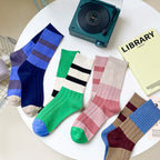 Striped Cotton Middle Tube Casual Socks
