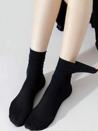 10 Pairs Nylon Elastane Mid Length Casual Socks