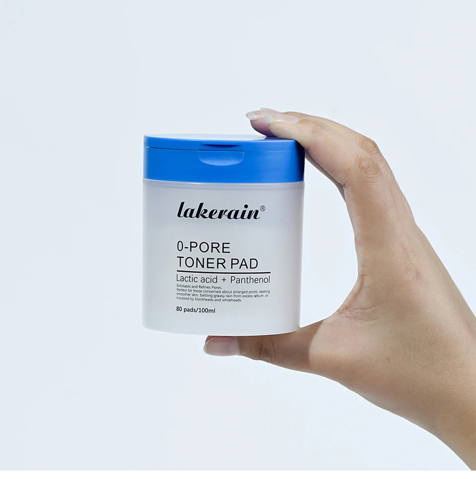 Pore Refining Toner Pads and Peptide Facial Serum Skin Care Set