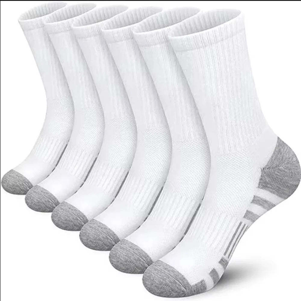 Polyester Spandex Breathable Athletic Crew Socks - 11