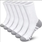 Polyester Spandex Breathable Athletic Crew Socks