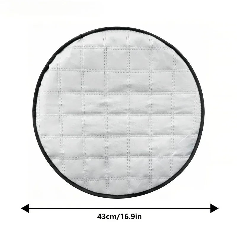 Reflective Aluminum Foil Car Steering Wheel Sun Shade Cover