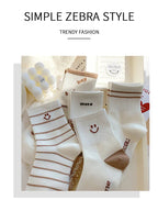 Polyester Blend Mid Tube Socks Women Casual Daily Wear