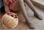 Fleece Lined Translucent Winter Thermal Tights