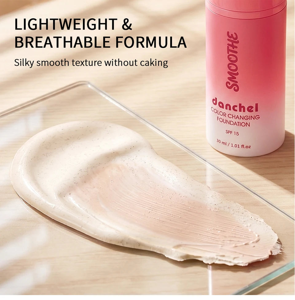 Color Changing Liquid Foundation SPF 15 Skin Tone Adapting Makeup