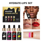 4 Piece Lip Exfoliation And Nourishing Treatment Set