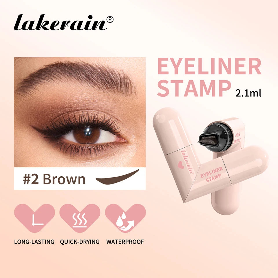Liquid Eyeliner Stamp Waterproof Winged Eye Makeup Pen
