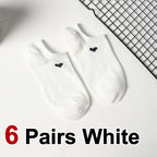 Polyester Elastane Low Cut Casual Heart Print Women Socks