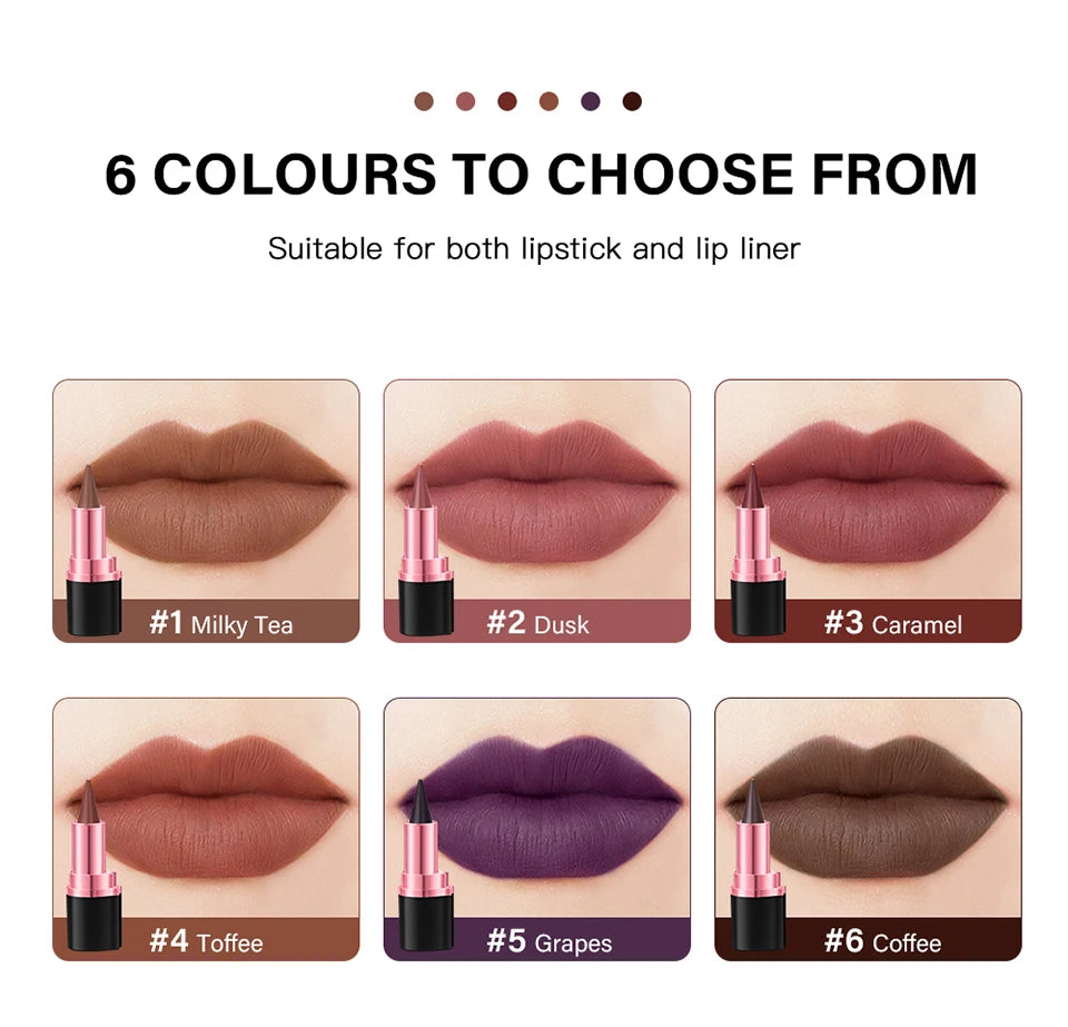 Matte Velvet Lip Liner And Lipstick Duo
