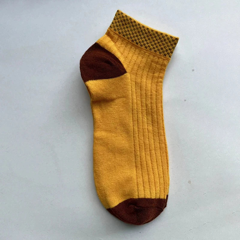 Polyester Elastane Crew Socks For Men