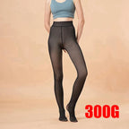 Fleece Lined Nylon Elastane Winter Tights