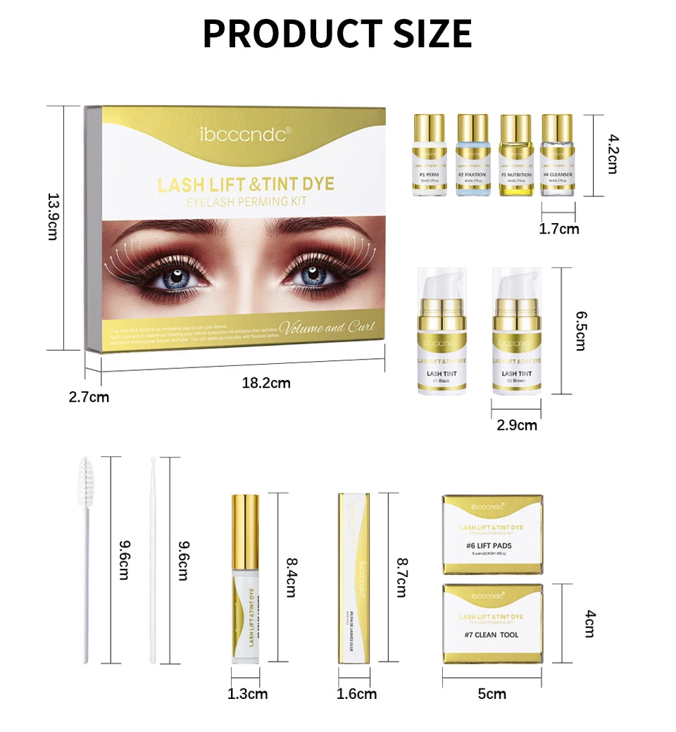 Professional Eyebrow Lamination and Tinting Kit