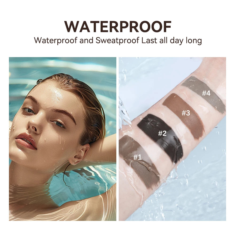 Waterproof Liquid Eyebrow Gel Set - 5