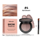 Dual Shade Eyebrow Powder Palette with Application Brush