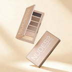 6 Color Matte Eyeshadow Powder Palette with Makeup Brushes