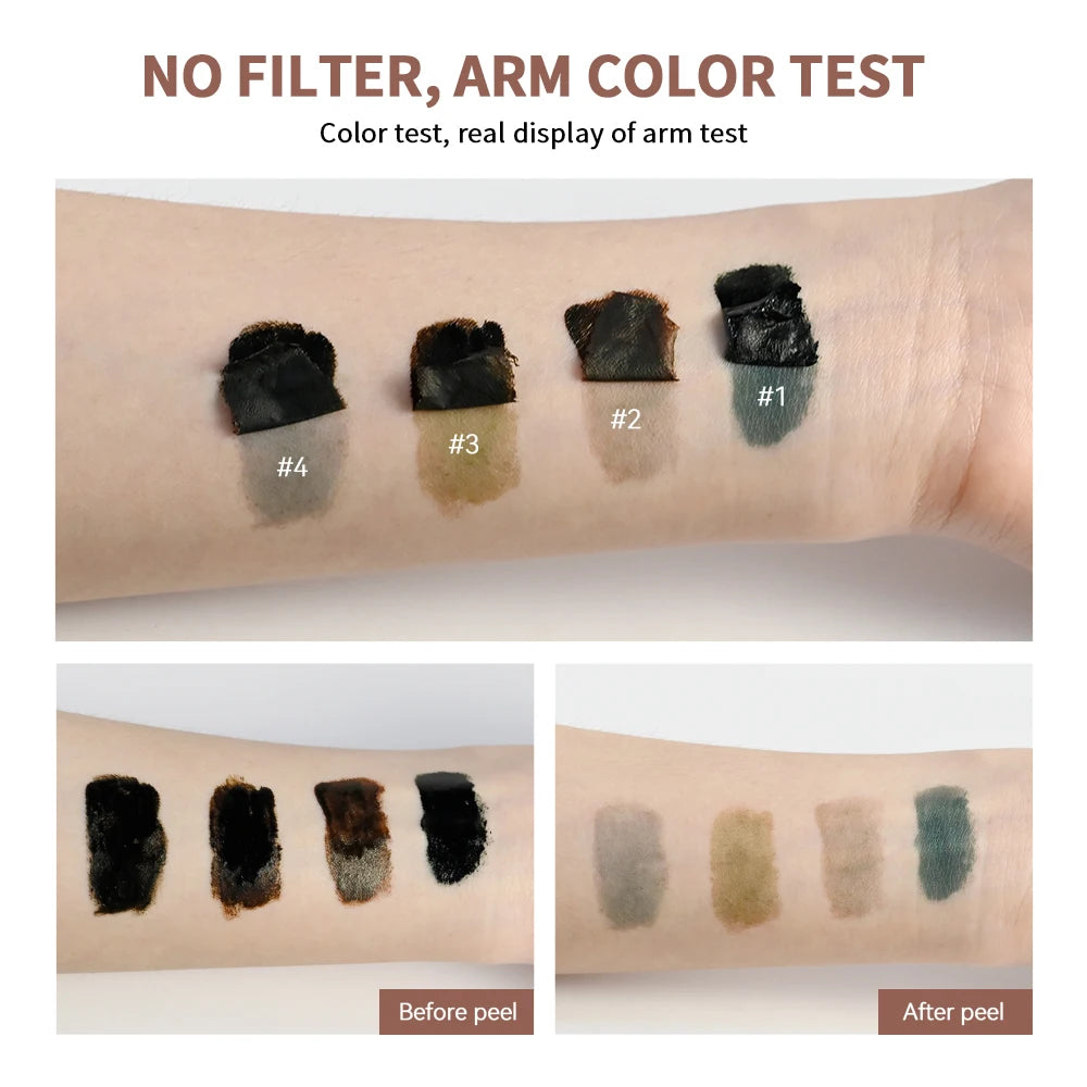 Waterproof Peel Off Eyebrow Tint Liquid Dyeing Cream