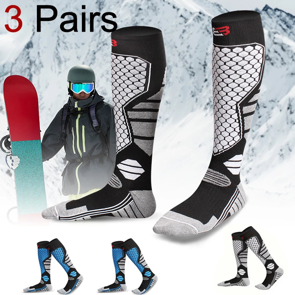 Thick Polyester Thermal Socks for Men - 1