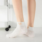 Polyester Elastane Cartoon Printed Low Tube Casual Socks
