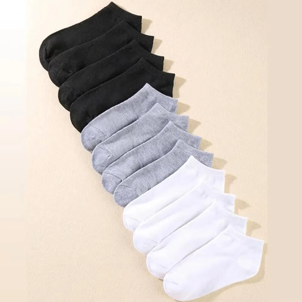 Polyester Elastane Mens Low Cut Ankle Socks