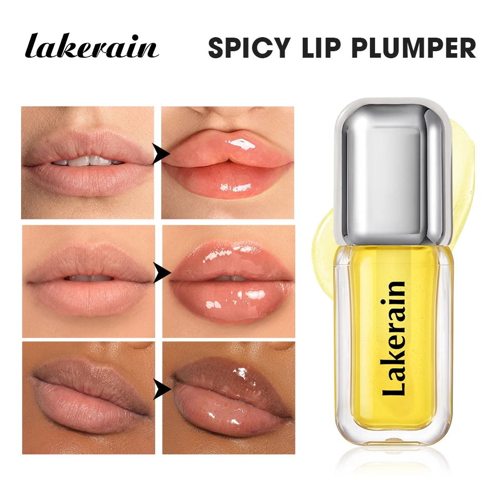 Spicy Lip Plumping Serum Gloss Hydrating Volumizer - 1