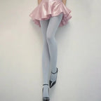 Nylon Elastane Solid Color Opaque Tights