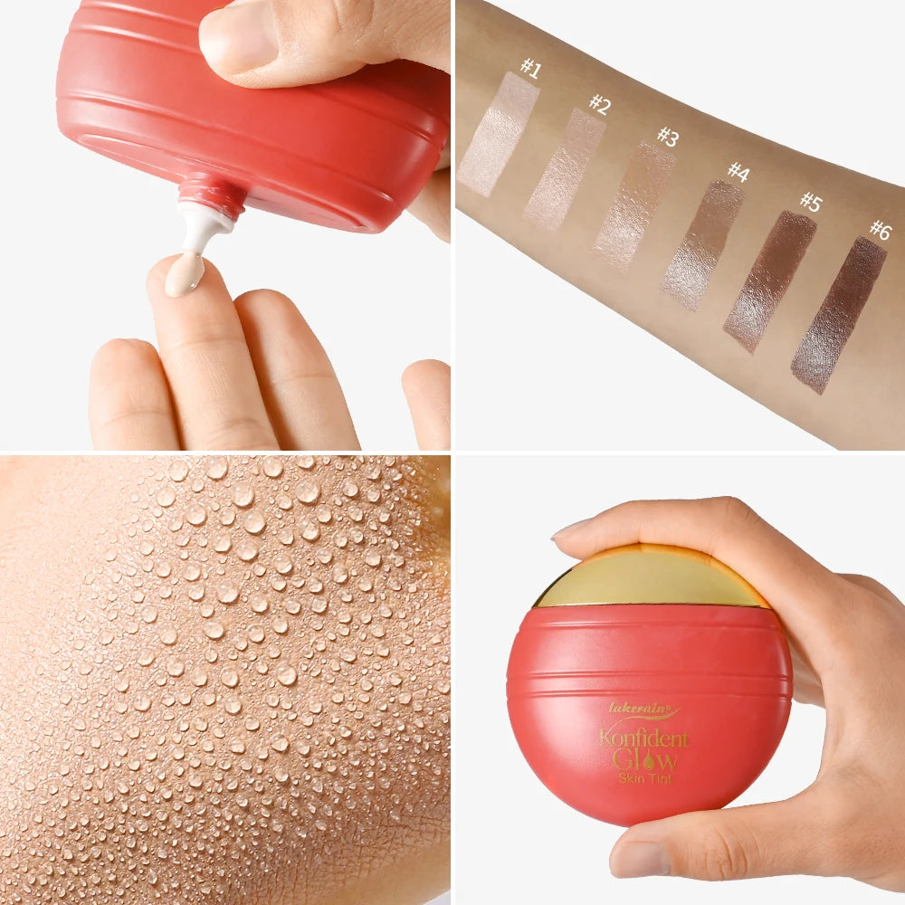 Liquid Skin Tint Foundation Radiant Coverage Makeup - 5