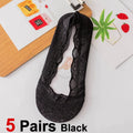Cotton Lace Invisible Anti Slip Low Cut Socks