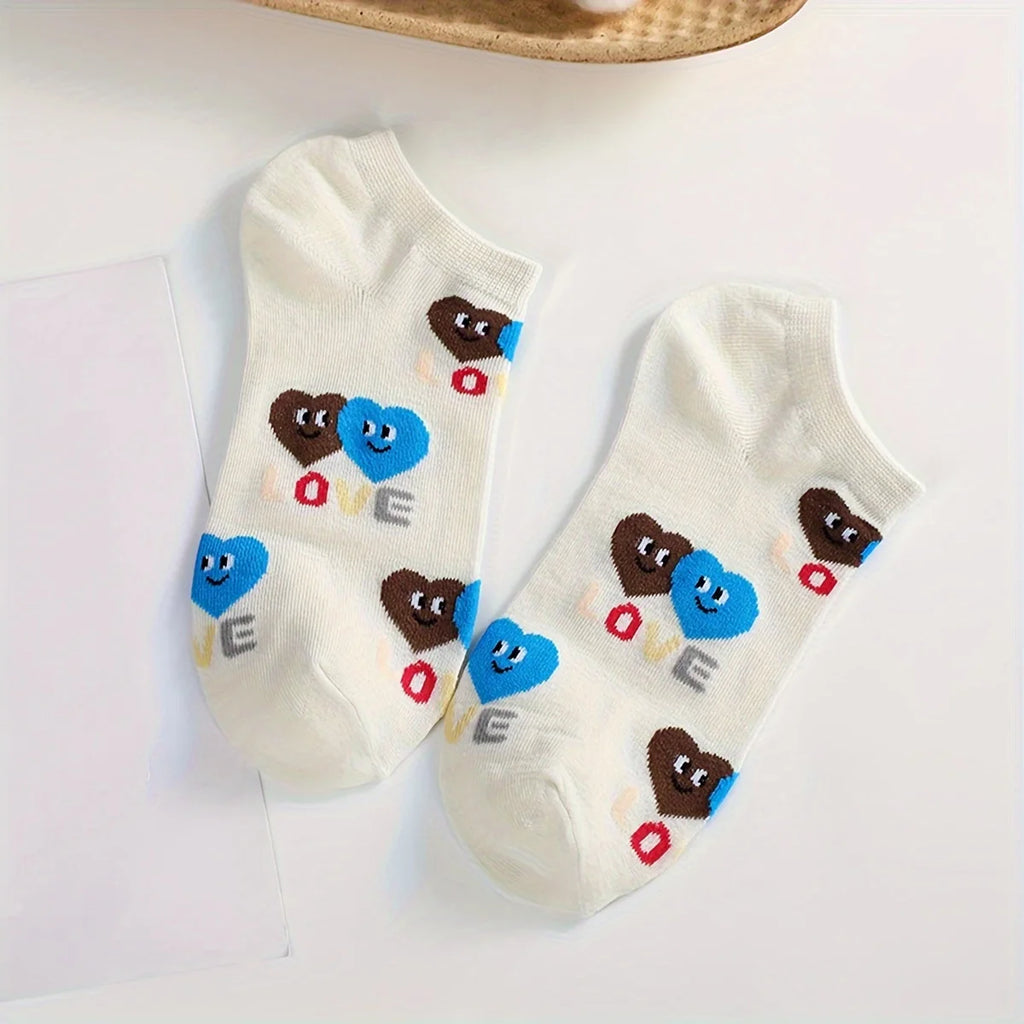 Polyester Elastane Low Tube Casual Socks for Women