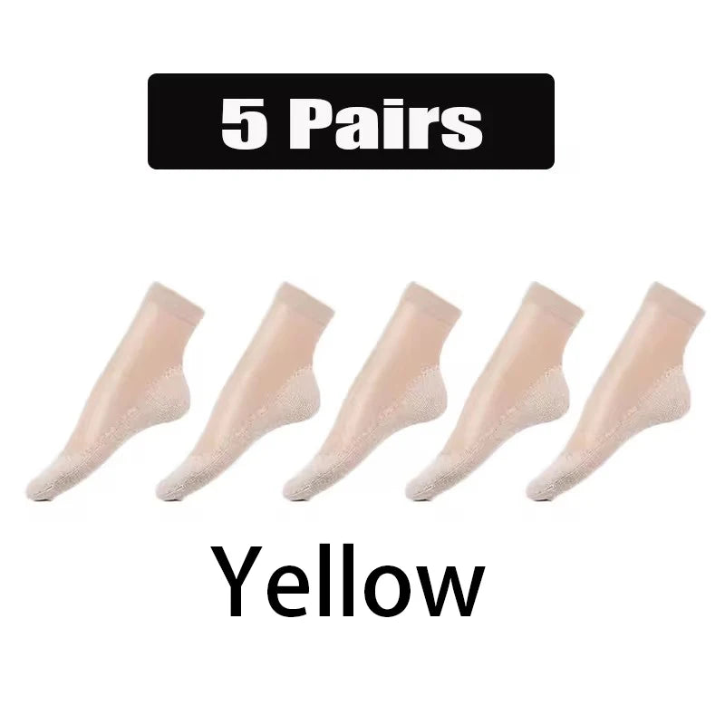 Womens Nylon Breathable Anti Slip Ankle Socks