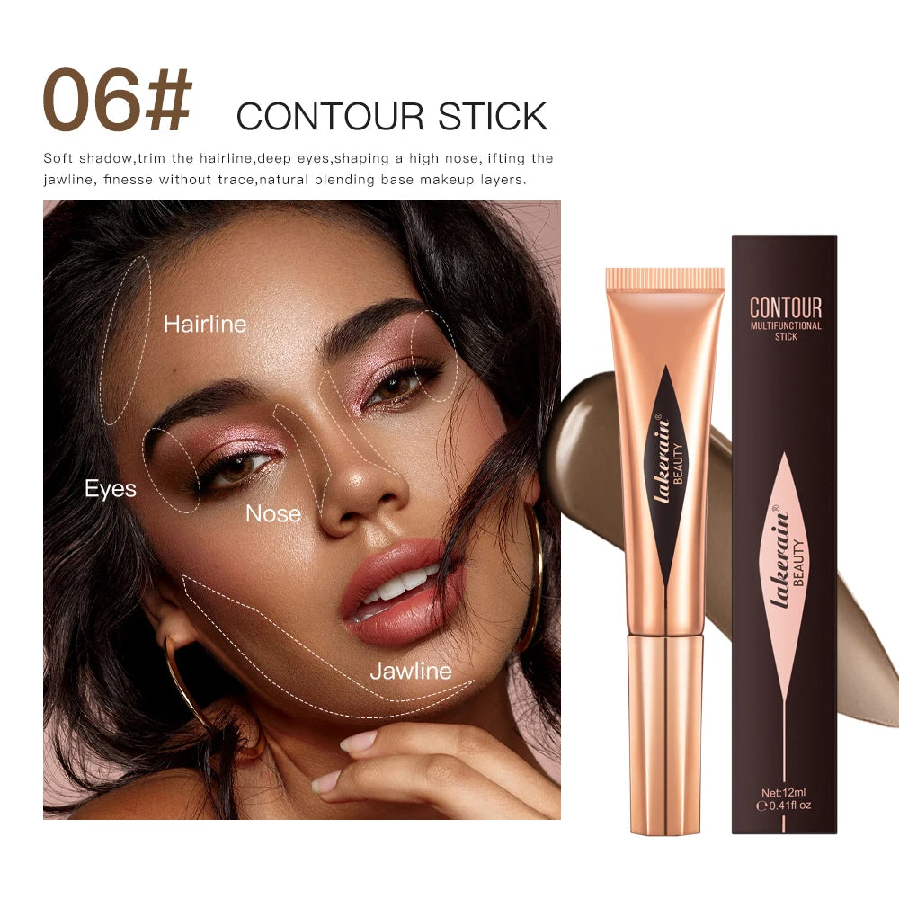 Liquid Face Contour Highlighter and Blush Wand Makeup Applicator