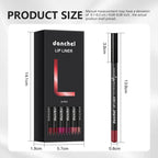 12 Piece Waterproof Matte Lip Liner Pencil Set