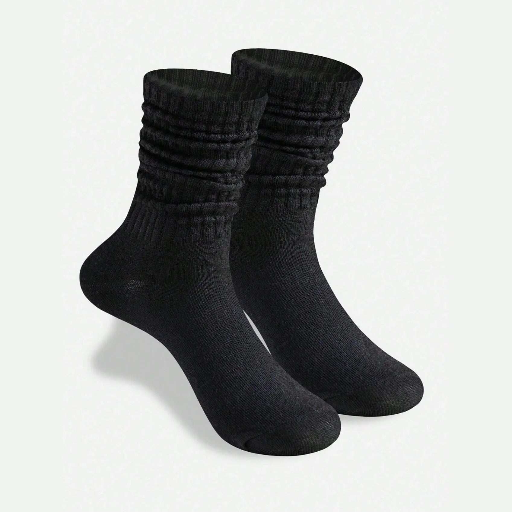 Polyester Elastane Casual Slouch Crew Socks 6 Pack - 4
