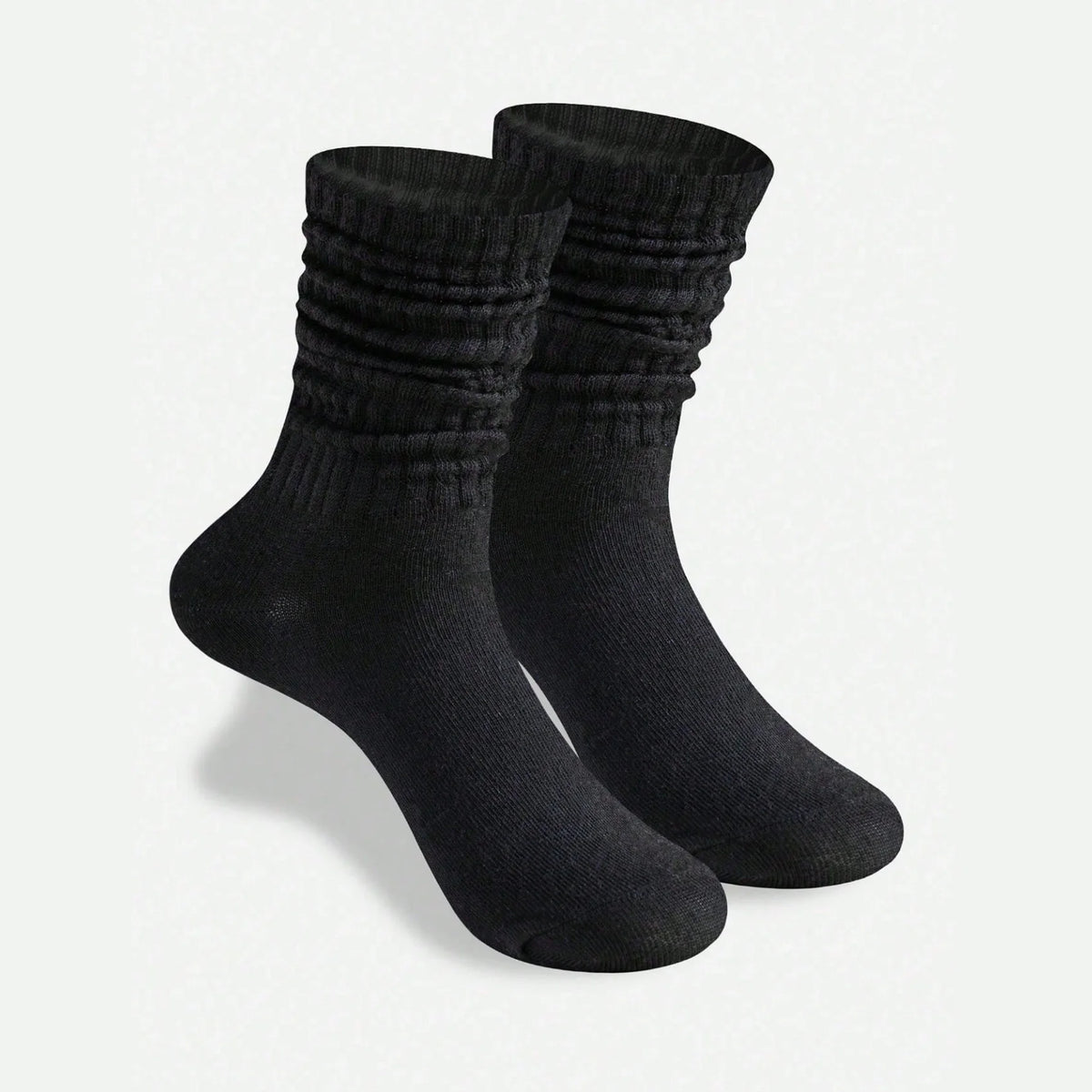 Polyester Elastane Casual Slouch Crew Socks 6 Pack