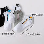 Polyester Blend Low Cut Casual Sports Socks
