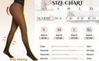 Fleece Lined Translucent High Waisted Thermal Tights