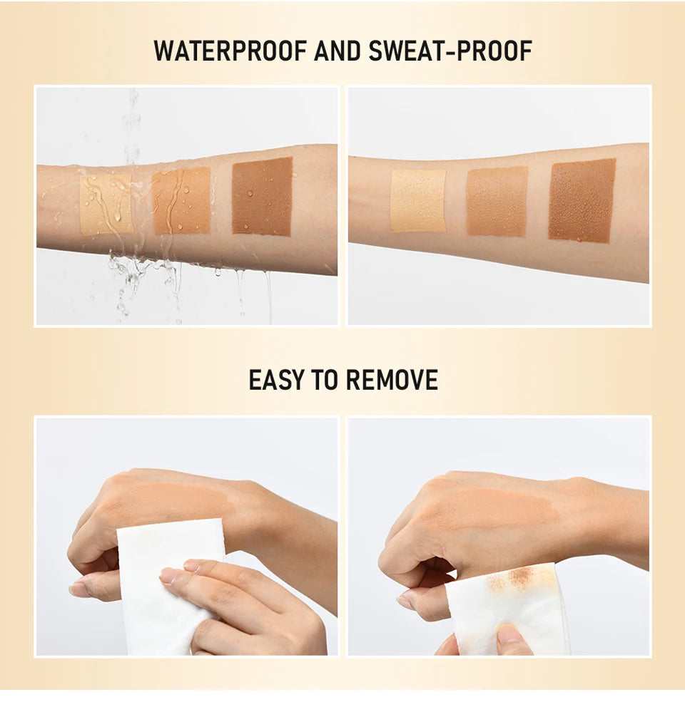 Waterproof Liquid Leg Foundation And Body Concealer With Applicator
