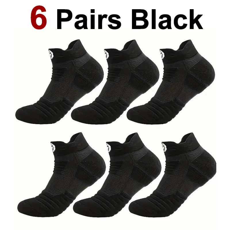 Polyester Spandex Athletic Ankle Socks