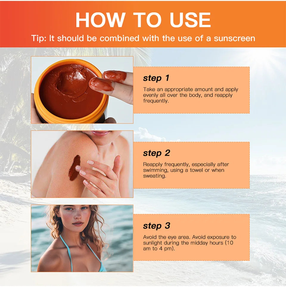 Intensive Tanning Gel Sun Bronzer Moisturizer