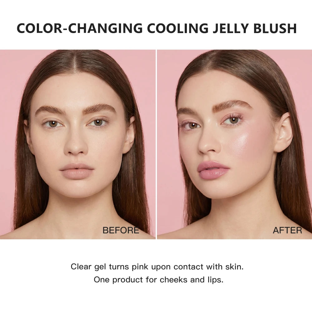 Color Changing Jelly Blush Stick For Lips And Cheeks