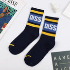 Polyester Elastane Blend Crew Socks Set
